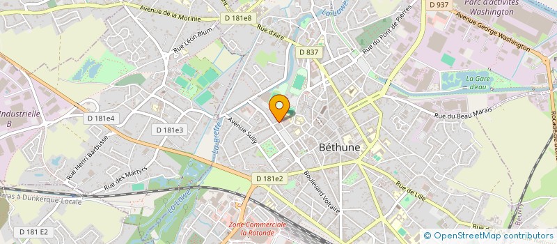 localisation de l'entreprise MONSIEUR ARTHUR RAIMOND à BETHUNE