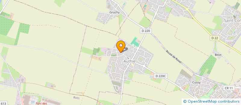 localisation de l'entreprise MONSIEUR ARTHUR REGNARD  AUTHIE