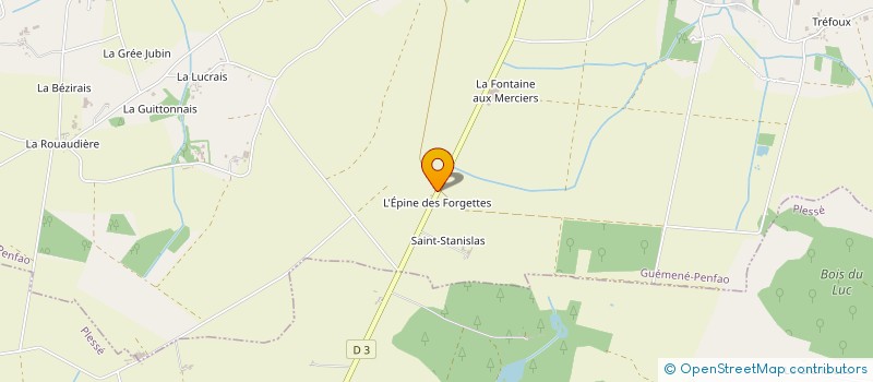 localisation de l'entreprise MONSIEUR ARTHUR RENOUF  GUEMENE-PENFAO