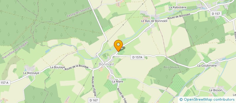 localisation de l'entreprise MONSIEUR ARTHUR RENOUVIN  BONNOEIL