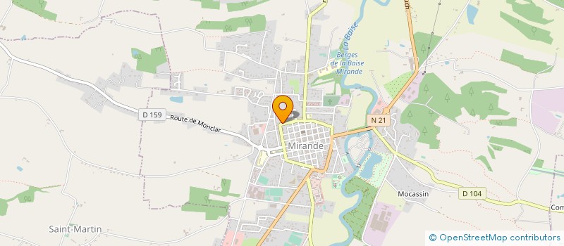 localisation de l'entreprise MONSIEUR ARTHUR REYNAUD  MIRANDE