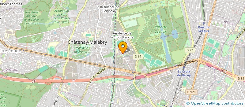 localisation de l'entreprise MONSIEUR ARTHUR RICCI  CHATENAY-MALABRY