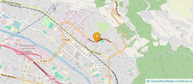 localisation de l'entreprise MONSIEUR ARTHUR RICORDEAU  SCIONZIER