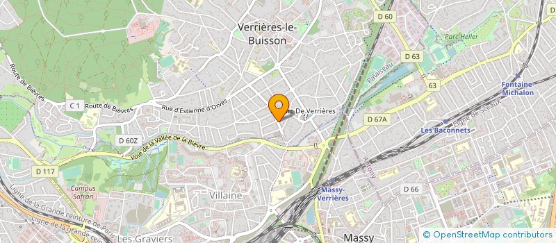 localisation de l'entreprise MONSIEUR ARTHUR RIERA  VERRIERES-LE-BUISSON