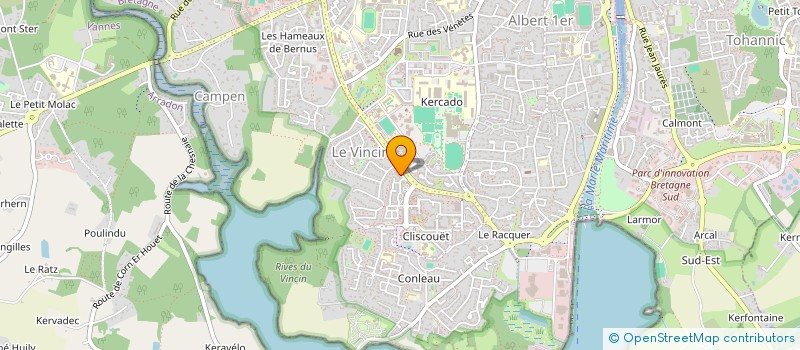 localisation de l'entreprise MONSIEUR ARTHUR RIO à VANNES