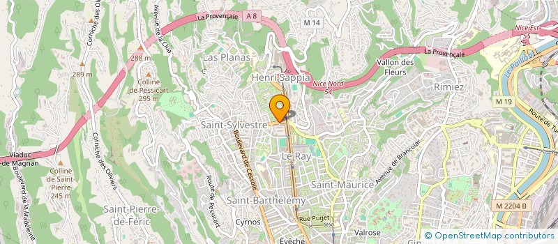localisation de l'entreprise MONSIEUR ARTHUR ROBIN à NICE