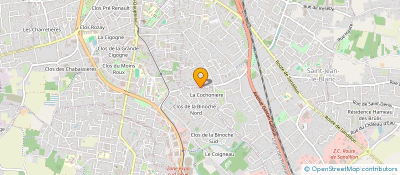 localisation de l'entreprise MONSIEUR ARTHUR RODRIGUES  ORLEANS