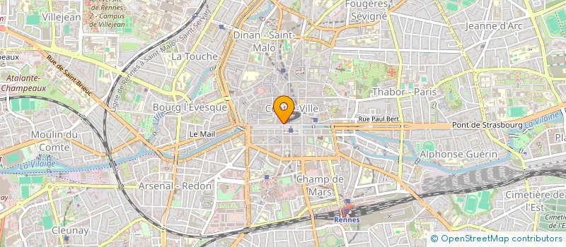 localisation de l'entreprise MONSIEUR ARTHUR ROGER  RENNES