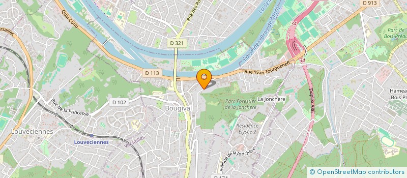 localisation de l'entreprise MONSIEUR ARTHUR ROSSET  BOUGIVAL