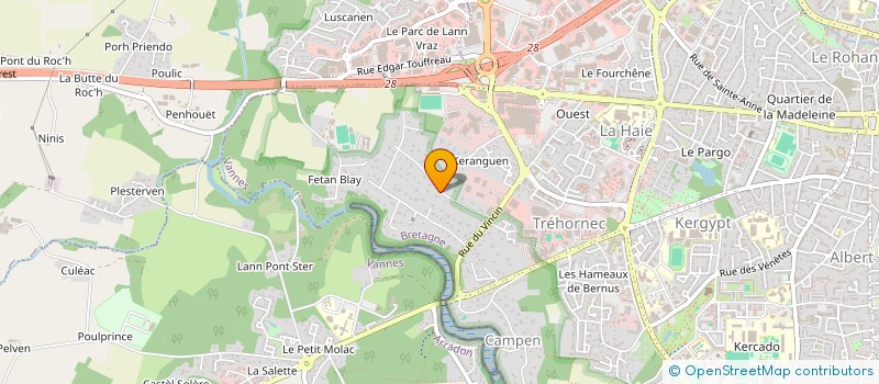 localisation de l'entreprise MONSIEUR ARTHUR ROUDAUT à VANNES