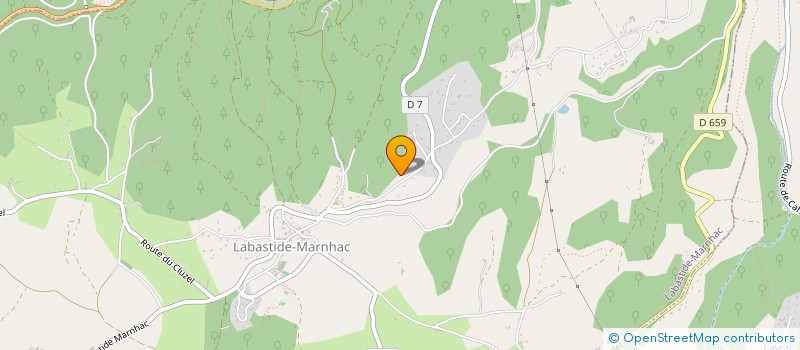 localisation de l'entreprise MONSIEUR ARTHUR ROUX  LABASTIDE-MARNHAC