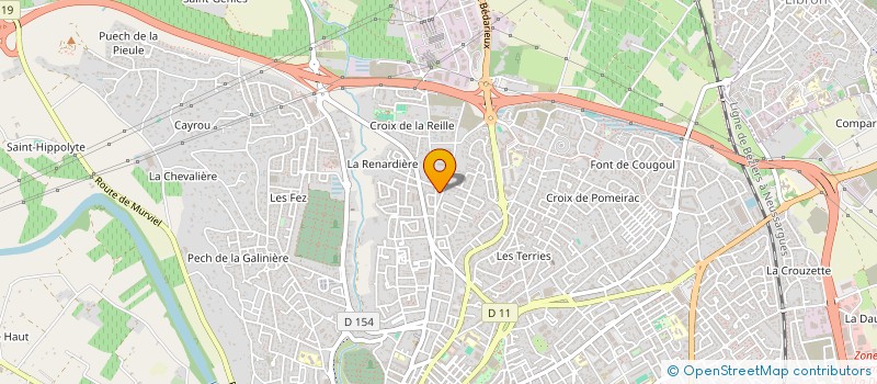 localisation de l'entreprise MONSIEUR ARTHUR RUANO à BEZIERS