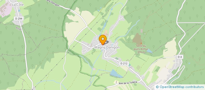 localisation de l'entreprise MONSIEUR ARTHUR SANTOS  CLAIREGOUTTE