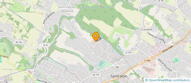 localisation de l'entreprise MONSIEUR ARTHUR SANZ à SAINT-JEAN