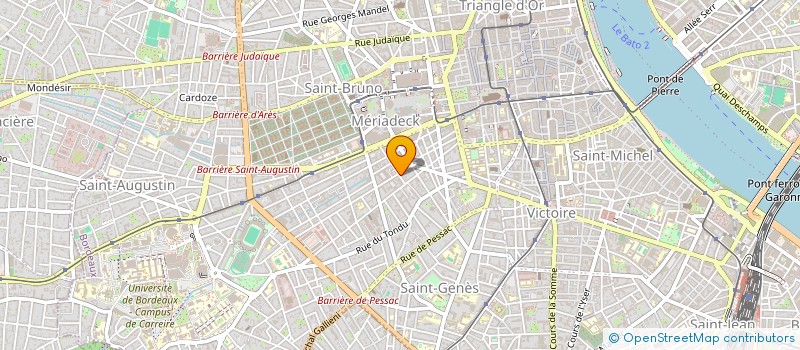 localisation de l'entreprise MONSIEUR ARTHUR SAUBION  BORDEAUX