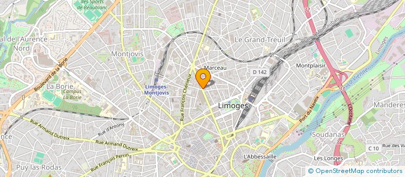 localisation de l'entreprise MONSIEUR ARTHUR SCHNEIDER à LIMOGES