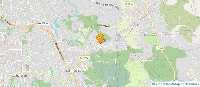 localisation de l'entreprise MONSIEUR ARTHUR SELLIN--FORLAY  ALLAUCH