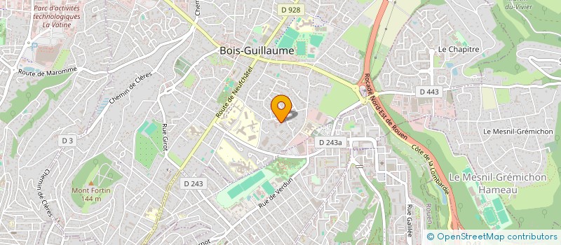 localisation de l'entreprise MONSIEUR ARTHUR SENEVAT à BOIS-GUILLAUME