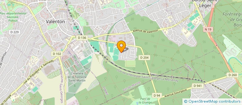 localisation de l'entreprise MONSIEUR ARTHUR SERAPHIN  LIMEIL-BREVANNES