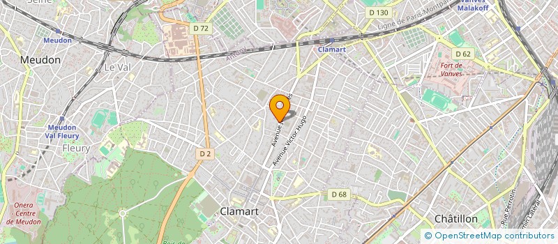localisation de l'entreprise MONSIEUR ARTHUR SETBON à CLAMART