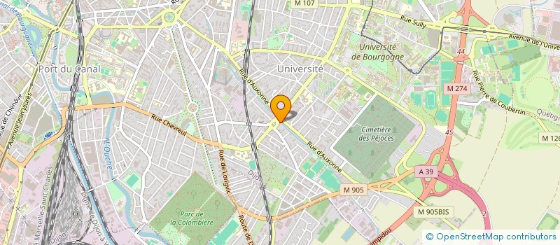 localisation de l'entreprise MONSIEUR ARTHUR SIMON à DIJON