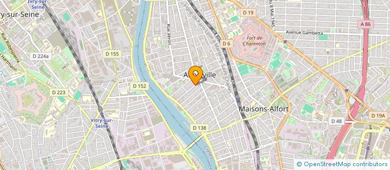 localisation de l'entreprise MONSIEUR ARTHUR SIRY  ALFORTVILLE