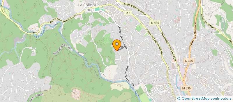 localisation de l'entreprise MONSIEUR ARTHUR SIVAN  LA COLLE-SUR-LOUP