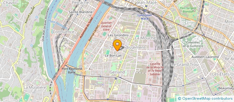 localisation de l'entreprise MONSIEUR ARTHUR SPADACCINI  LYON