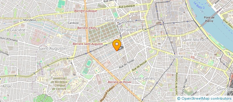 localisation de l'entreprise MONSIEUR ARTHUR STEHELIN  BORDEAUX