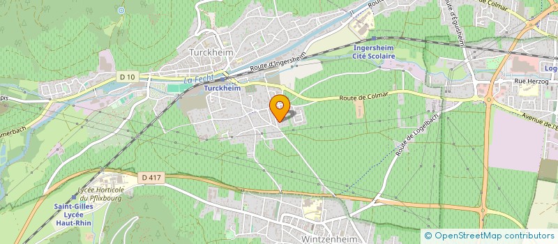 localisation de l'entreprise MONSIEUR ARTHUR STURM--BACH  TURCKHEIM