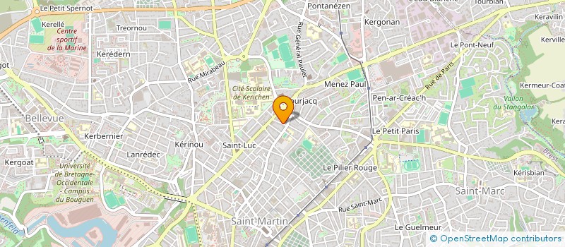 localisation de l'entreprise MONSIEUR ARTHUR SURZUR à BREST