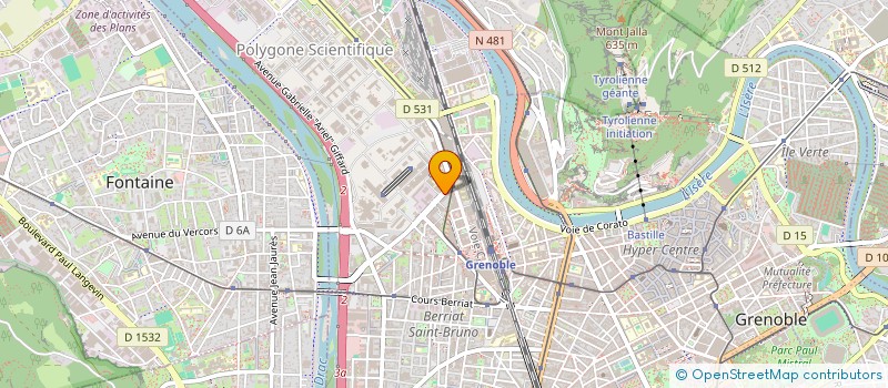 localisation de l'entreprise MONSIEUR ARTHUR SUSPLUGAS  GRENOBLE