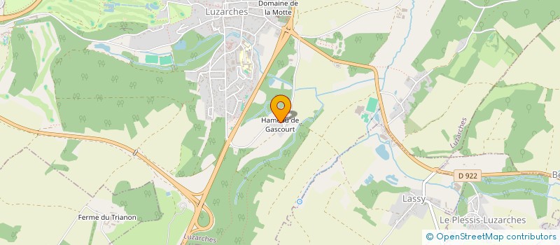 localisation de l'entreprise MONSIEUR ARTHUR SZANTYR  LUZARCHES