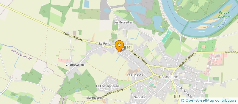 localisation de l'entreprise MONSIEUR ARTHUR TAUZI à SANDILLON