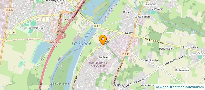 localisation de l'entreprise MONSIEUR ARTHUR TIRYAKI  MONTMERLE-SUR-SAONE