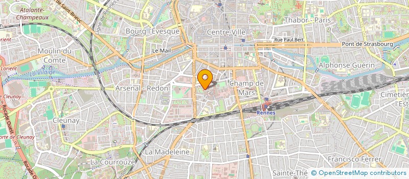 localisation de l'entreprise MONSIEUR ARTHUR TOUZE  RENNES