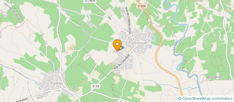 localisation de l'entreprise MONSIEUR ARTHUR TRILLES  PUIMISSON