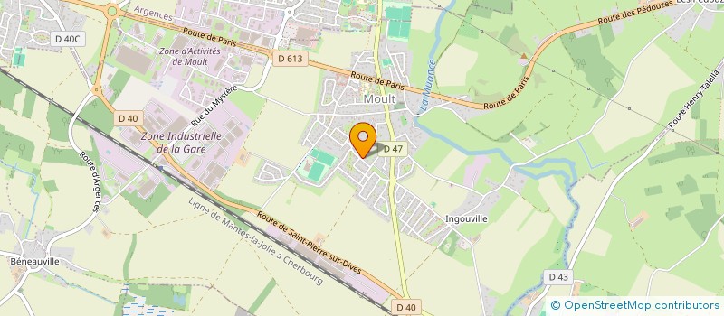 localisation de l'entreprise MONSIEUR ARTHUR TUMBARELLO  MOULT-CHICHEBOVILLE