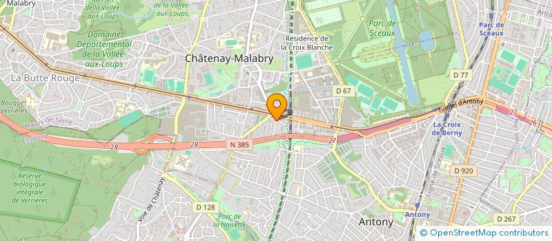 localisation de l'entreprise MONSIEUR ARTHUR VAILLANT  CHATENAY-MALABRY