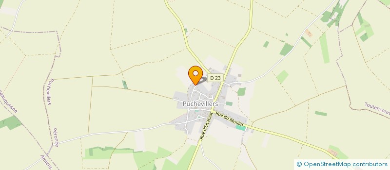 localisation de l'entreprise MONSIEUR ARTHUR VALLERANT  PUCHEVILLERS