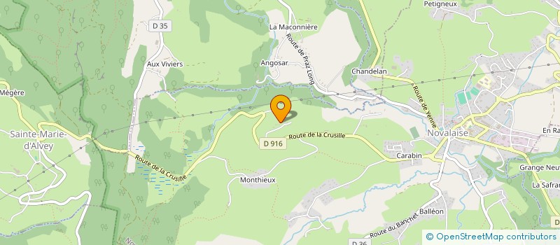 localisation de l'entreprise MONSIEUR ARTHUR VARVENNE à NOVALAISE