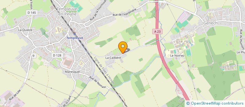 localisation de l'entreprise MONSIEUR ARTHUR VERCAEMST  TEMPLEUVE-EN-PEVELE