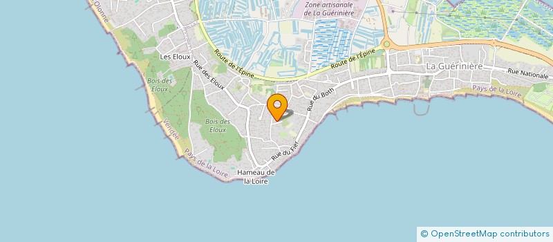 localisation de l'entreprise MONSIEUR ARTHUR VERE  LA GUERINIERE