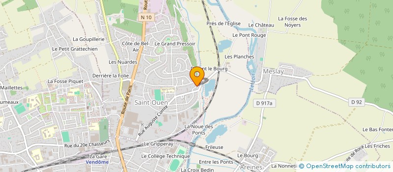 localisation de l'entreprise MONSIEUR ARTHUR VERRIER à OLIVET