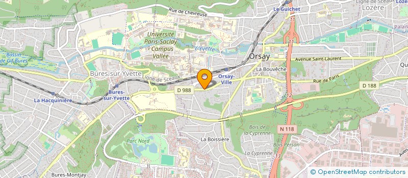 localisation de l'entreprise MONSIEUR ARTHUR VIGNAIS  ORSAY