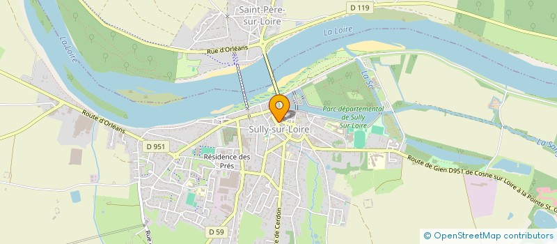 localisation de l'entreprise MONSIEUR ARTHUR VILLETTE  SULLY-SUR-LOIRE