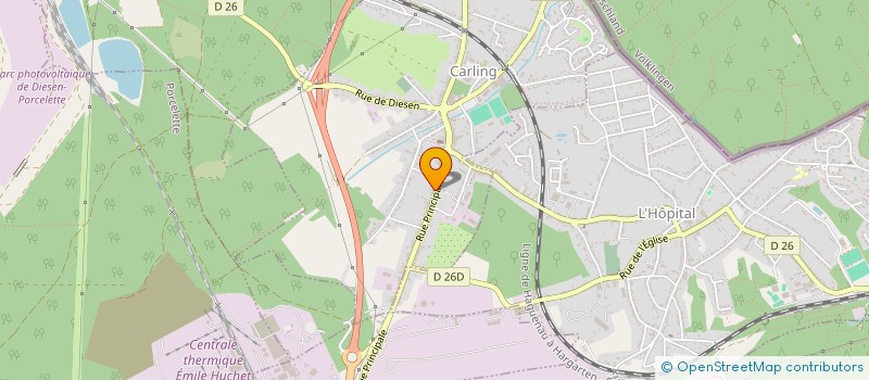 localisation de l'entreprise MONSIEUR ARTHUR VILMOUTH  CARLING