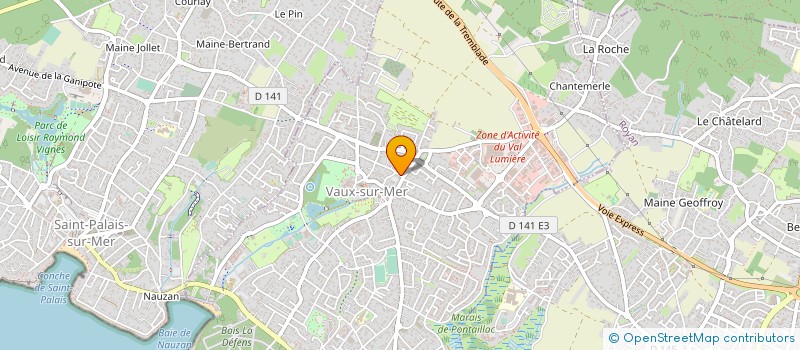 localisation de l'entreprise MONSIEUR ARTHUR VINATIER  VAUX-SUR-MER