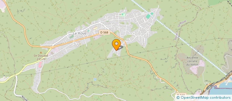 localisation de l'entreprise MONSIEUR ARTHUR VINCIGUERRA  LE ROVE