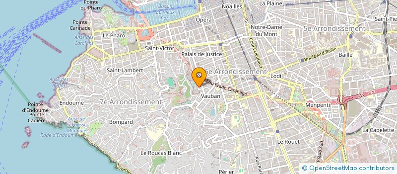 localisation de l'entreprise MONSIEUR ARTHUR VOJVODA  MARSEILLE